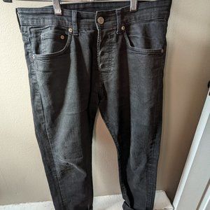 &Denim Skinny Black Jeans